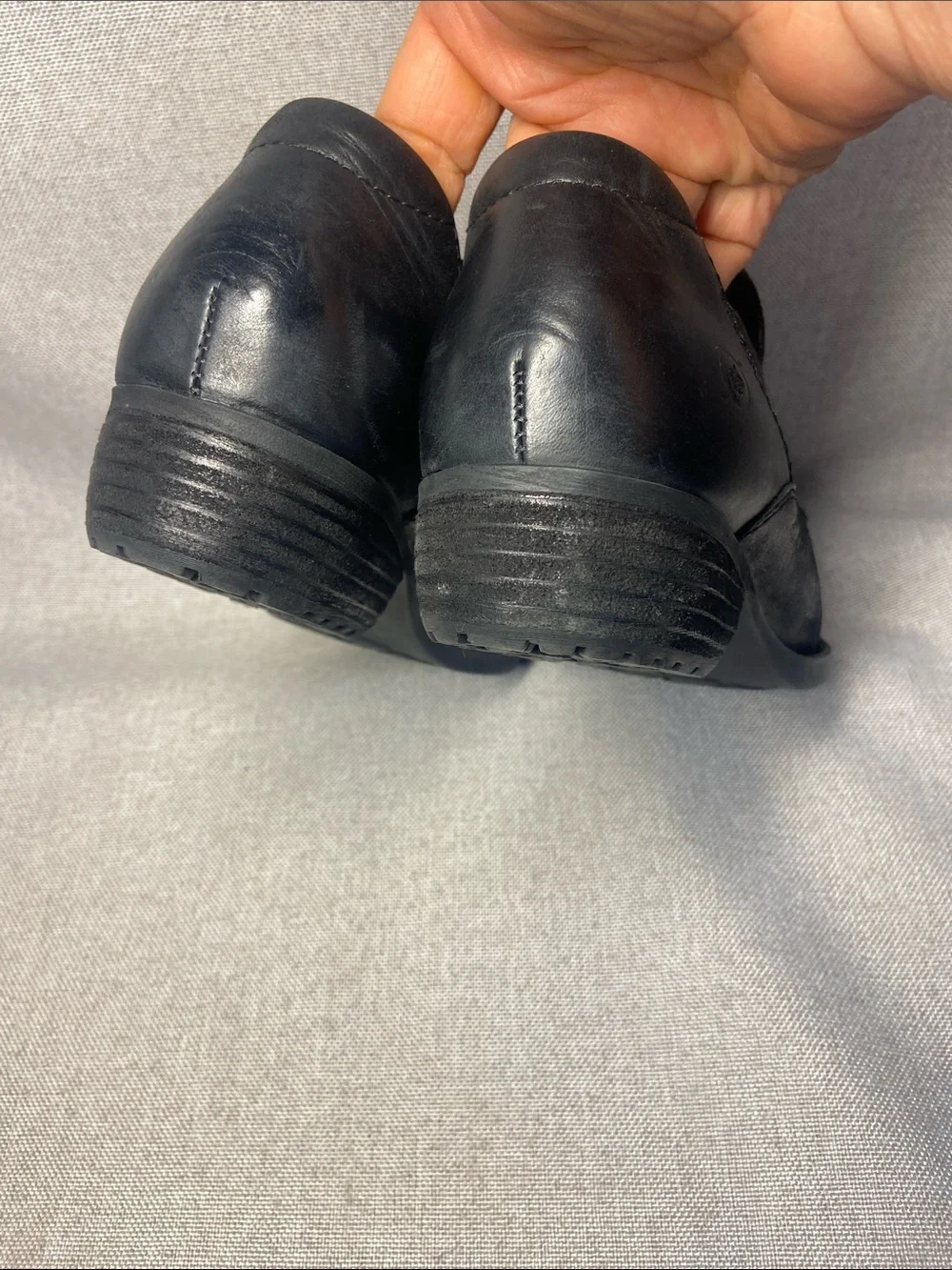 Born Black Leather Slip-On Ankle Shoes
Size 8. - Picture 4 of 9